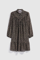 Bicolored print short dress - CELEST