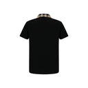 Burberry Black Cotton Polo Shirt
