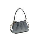 Fendi Light Blue Calf Leather Bos Taurus Shoulder Bag