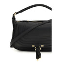 Chloé Black Calf Leather Bos Taurus Shoulder Bag