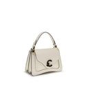 Coccinelle Cream Calf Leather Bos Taurus Shoulder Bag