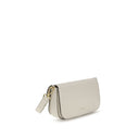 Coccinelle White Calf Leather Bos Taurus Shoulder Bag