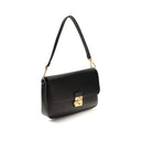 Coccinelle Black Calf Leather Bos Taurus Shoulder Bag