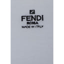 Fendi White Cotton T-Shirt