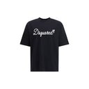Dsquared² Black Cotton T-Shirt
