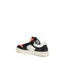 Off-White Multicolor Cotton Low Top Sneakers
