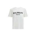 Balmain White Cotton T-Shirt