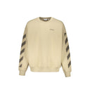 Off-White Beige Cotton Sweatshirt