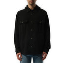 Palm Angels Black Denim Shirt