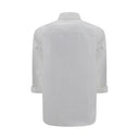 Brunello Cucinelli White Cotton Dress Shirt