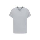Brunello Cucinelli White Cotton T-Shirt