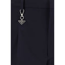 Prada Blue Cotton Dress Pants