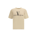 Valentino Cream Cotton T-Shirt
