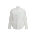 Prada White Fleece Wool Dress Shirt