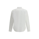 Prada White Fleece Wool Dress Shirt