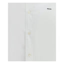 Prada White Fleece Wool Dress Shirt