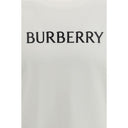 Burberry White Cotton T-Shirt
