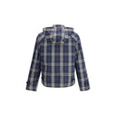 Burberry Blue Polyester Jackets And Coat