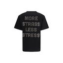 PINKO Black Cotton T-Shirt