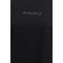 PINKO Black Cotton T-Shirt