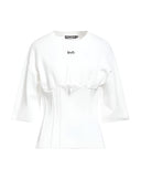 Dolce & Gabbana White Corset Stretch Cotton Top T-shirt