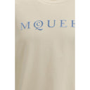 Alexander McQueen Cream Cotton T-Shirt