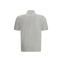 Brunello Cucinelli White Cotton Polo Shirt