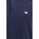 Etro Blue Cotton Polo Shirt