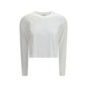 Loulou De Saison White Cotton Long Sleeve T-Shirt