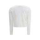 Loulou De Saison White Cotton Long Sleeve T-Shirt