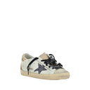 Golden Goose White Calf Leather Bos Taurus Low Top Sneakers