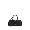 PINKO Black Calf Leather Bos Taurus Handbag