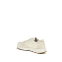 Prada Beige Nylon Low Top Sneakers
