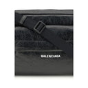 Balenciaga Black Lamb Ovis Aries Aries Shoulder Bag