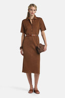 LS -CORVARA DRESS - TOBACCO/TOBACCO