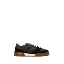 Fendi Brown Rubber Low Top Sneakers