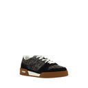 Fendi Brown Rubber Low Top Sneakers