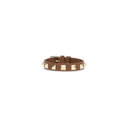 Valentino Garavani Brown Calf Leather Bos Taurus Bracelet