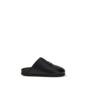 Givenchy Black Calf Leather Bos Taurus Mules
