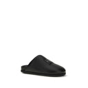 Givenchy Black Calf Leather Bos Taurus Mules