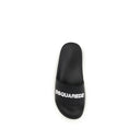Dsquared² Black Rubber Sandals