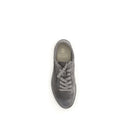 Brunello Cucinelli Gray Calf Leather Bos Taurus Low Top Sneakers