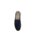 Brunello Cucinelli Blue Calf Leather Bos Taurus Espadrilles