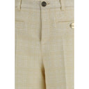 Gucci Beige Cotton Casual Pants