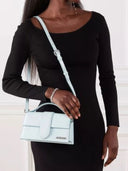 Jacquemus Pale blue Leather Le Grand Bambino Handbag
