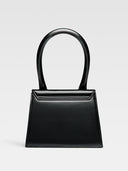 Jacquemus Black  leather Le Chiquito moyen bag