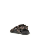 Fendi Brown Polyester Sandals