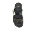 Fendi Brown Polyamide Sandals