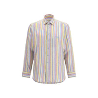 Etro Multicolor Linen Pattern Shirt