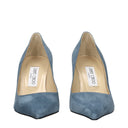 Jimmy Choo Blue Leather Pumps